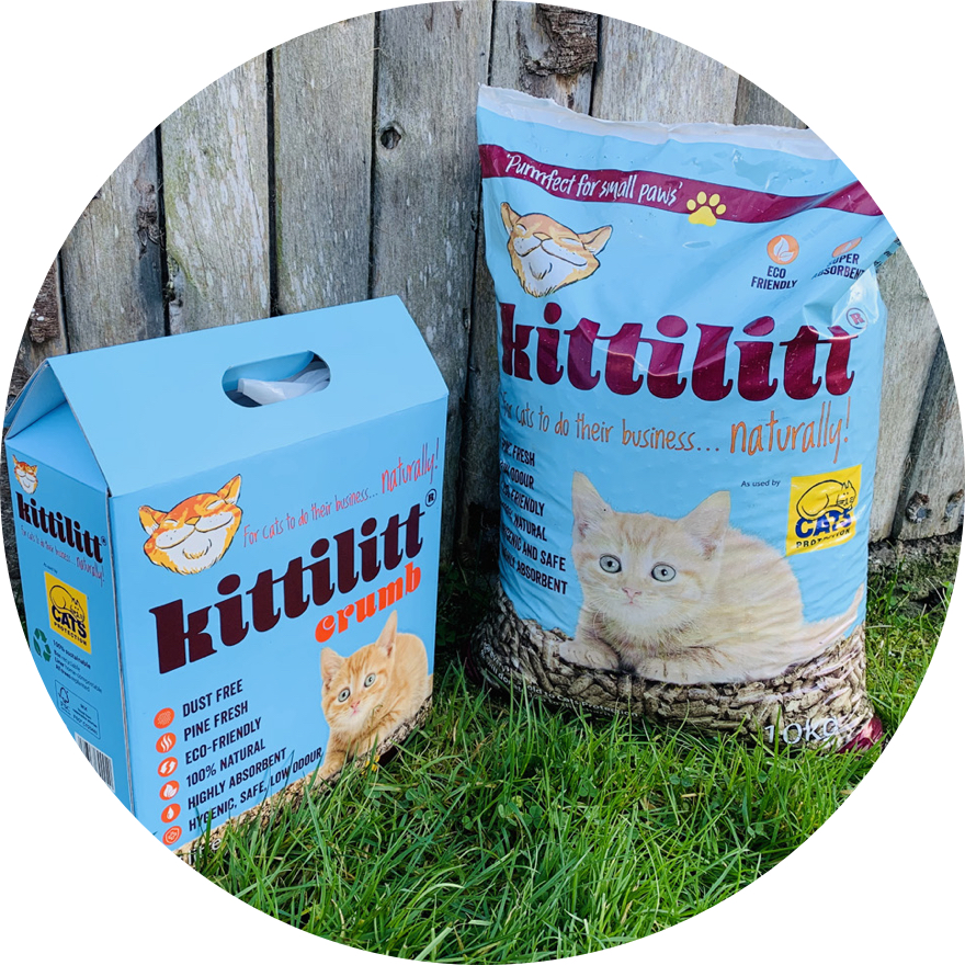 Kittilitt product wood pellet cat litter
